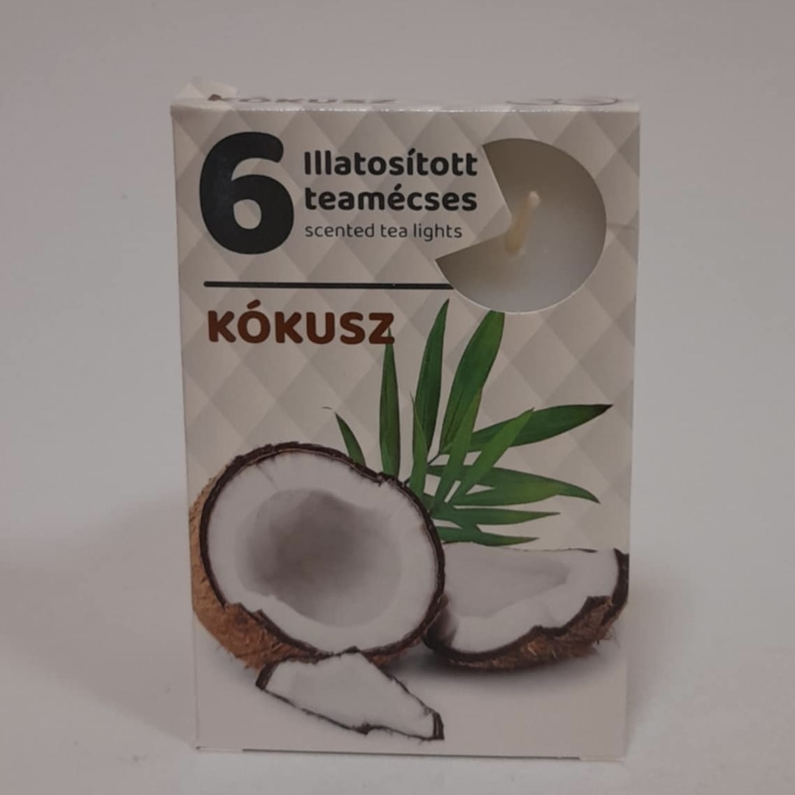 Illatos teamécses kókusz